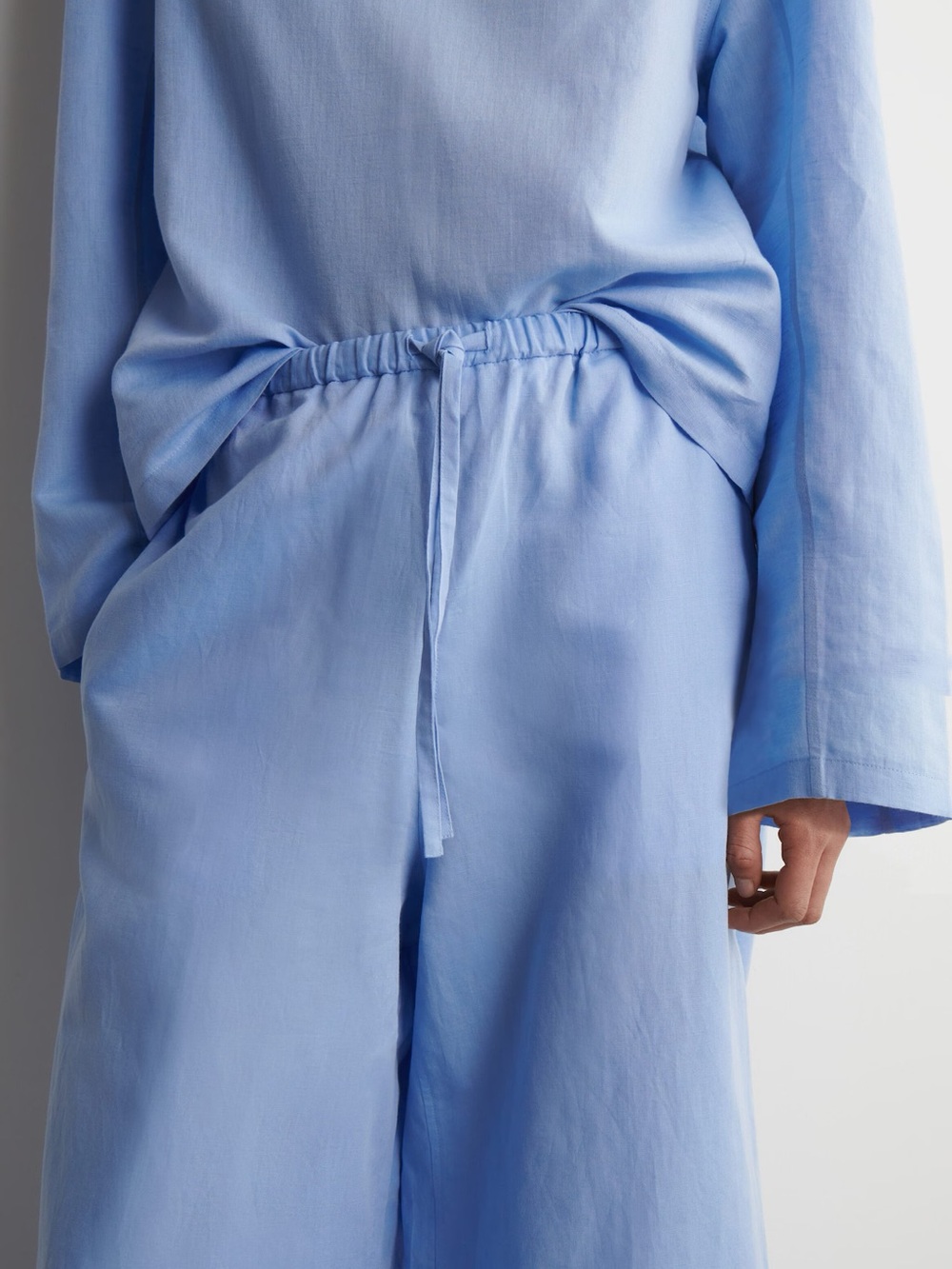 NWT (size 6) COS WIDE-LEG LINEN DRAWSTRING PANTS - Picture 4 of 10